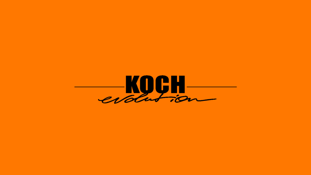 actualités KOCH Evolution Logo Koch sur fond orange